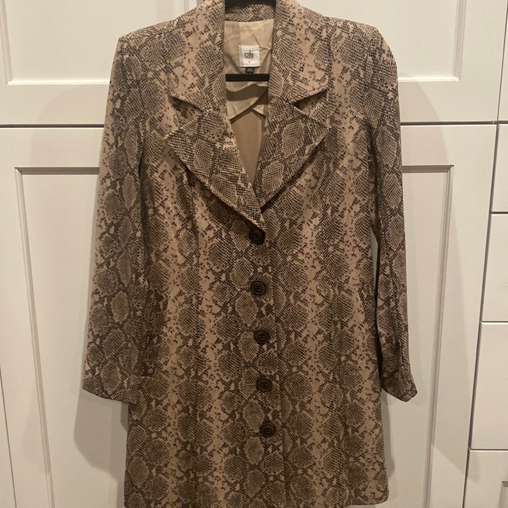 Cabi “king cobra coat”